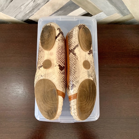 KATE SPADE Snake Leather Moccasin Loafer 8.5 - Picture 6 of 7